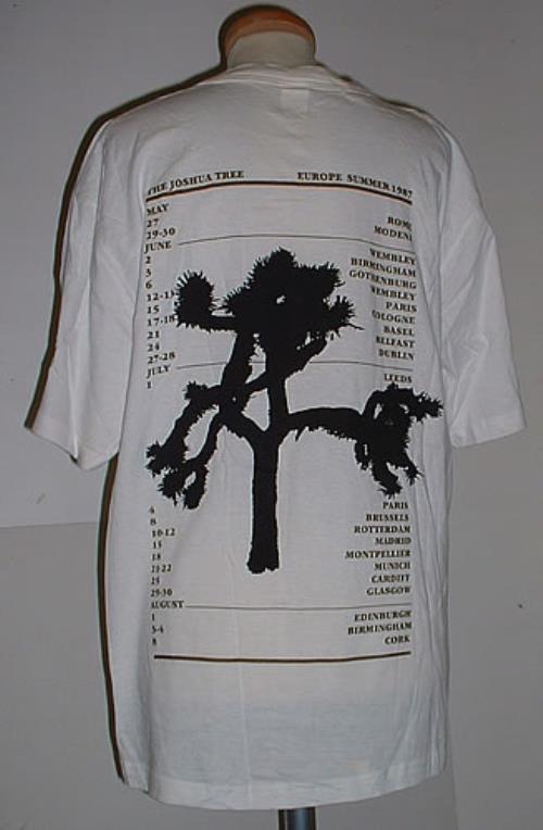 U2 The Joshua Tree - Europe Summer 1987 UK t-shirt (333681)